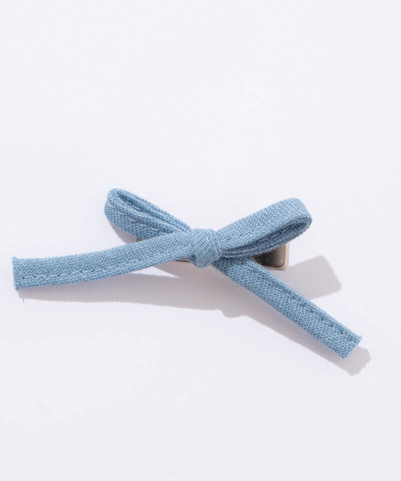 denim ribbon clip～ﾃﾞﾆﾑﾘﾎﾞﾝｸﾘｯﾌﾟ(2pc) | flower／フラワー公式通販