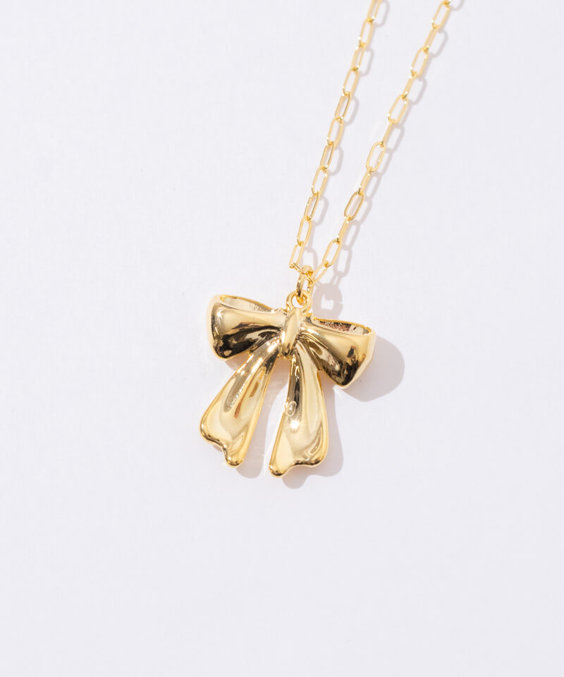 eternal ribbon necklace～ｴﾀｰﾅﾙﾘﾎﾞﾝﾈｯｸﾚｽ | flower／フラワー