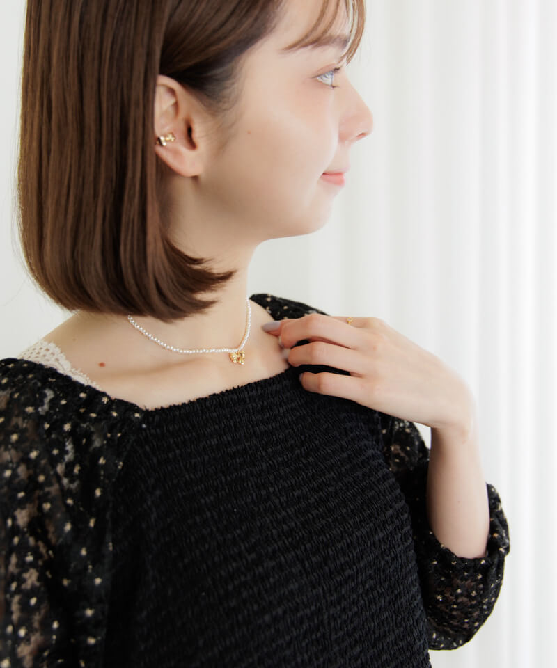 fluffy shirring top❤︎❤︎ | レディースファッションflower