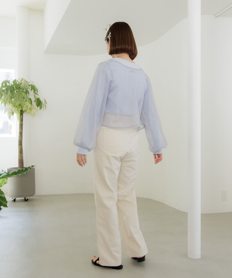 40%OFF】frill tulle blouse～ﾌﾘﾙﾁｭｰﾙﾌﾞﾗｳｽ | flower／フラワー公式通販