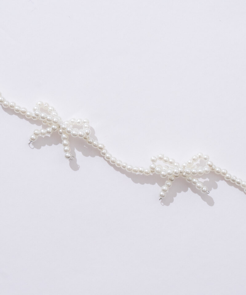 tiny ribbon bracelet～ﾀｲﾆｰﾘﾎﾞﾝﾌﾞﾚｽﾚｯﾄ | flower／フラワー公式通販