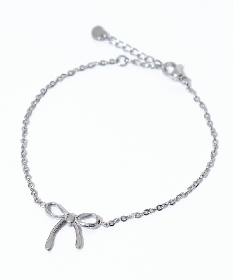 ribbon chain bracelet～ﾘﾎﾞﾝﾁｪｰﾝﾌﾞﾚｽﾚｯﾄ | flower／フラワー公式通販