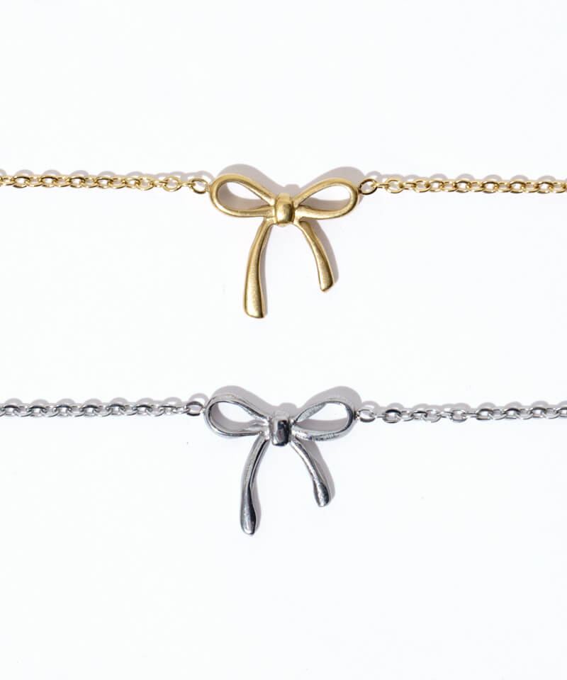 ribbon chain bracelet～ﾘﾎﾞﾝﾁｪｰﾝﾌﾞﾚｽﾚｯﾄ | flower／フラワー公式通販