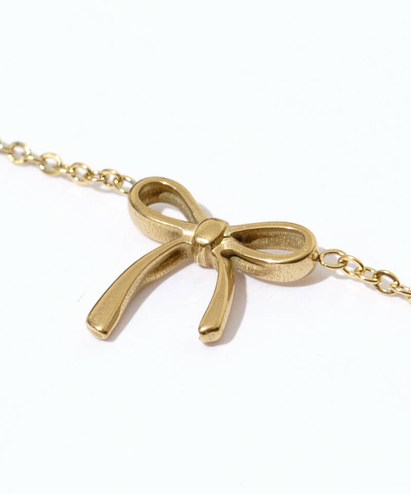 ribbon chain bracelet～ﾘﾎﾞﾝﾁｪｰﾝﾌﾞﾚｽﾚｯﾄ | flower／フラワー公式通販