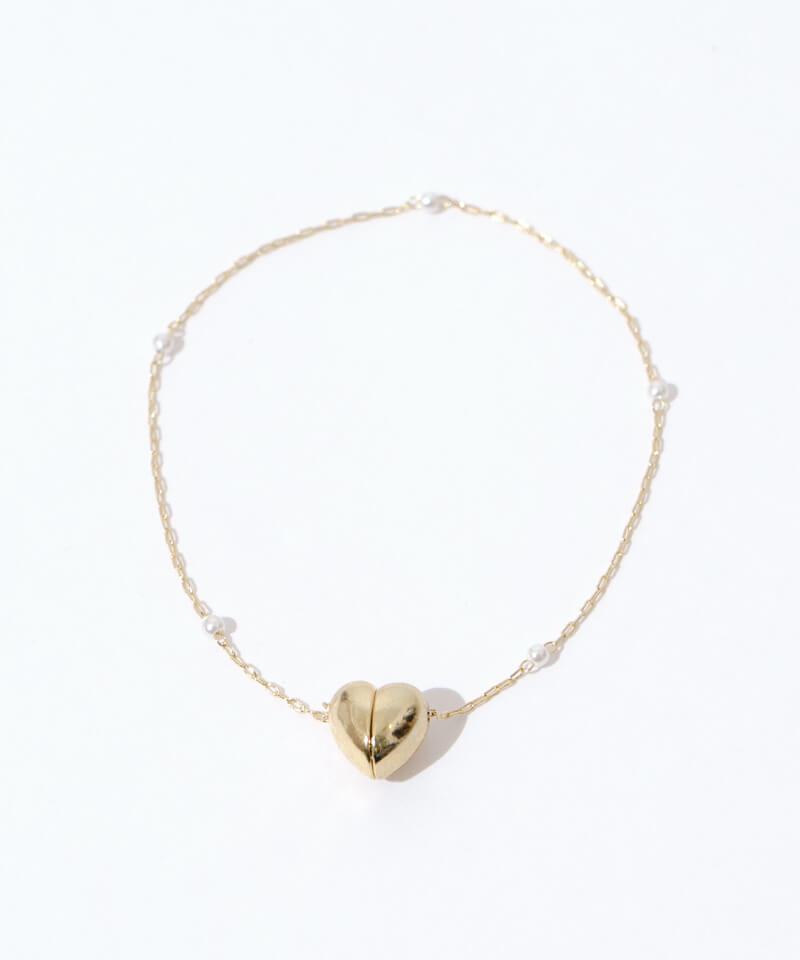 最終お値下げゴールドハート型ロック付きブレスレット9ct l core 最終お値下げゴールドハート型ロック付きブレスレット9ct metal core