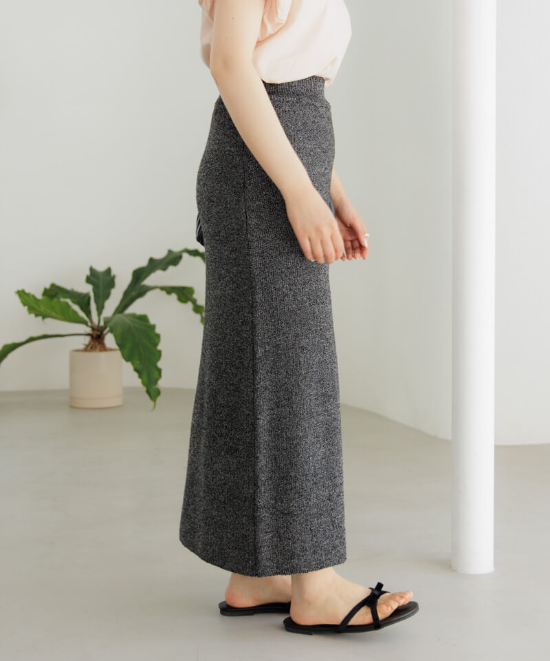 60%OFF】slit knit skirt～ｽﾘｯﾄﾆｯﾄｽｶｰﾄ | flower／フラワー公式通販