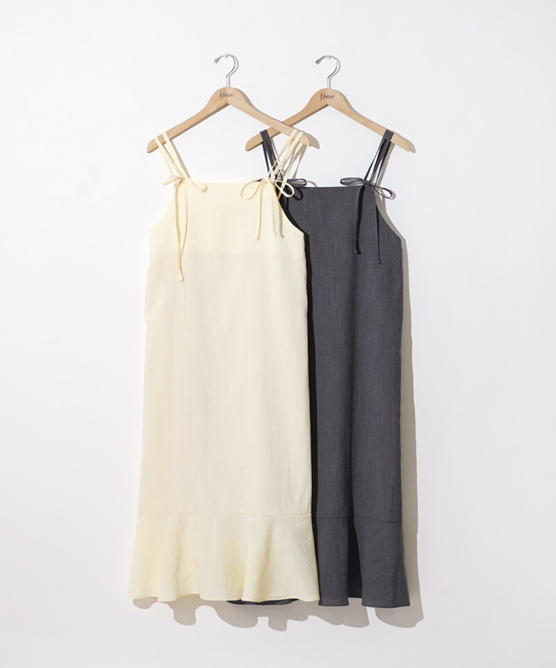 ribbon strap cami onepiece～ﾘﾎﾞﾝｽﾄﾗｯﾌﾟｷｬﾐﾜﾝﾋﾟｰｽ | flower／フラワー ...