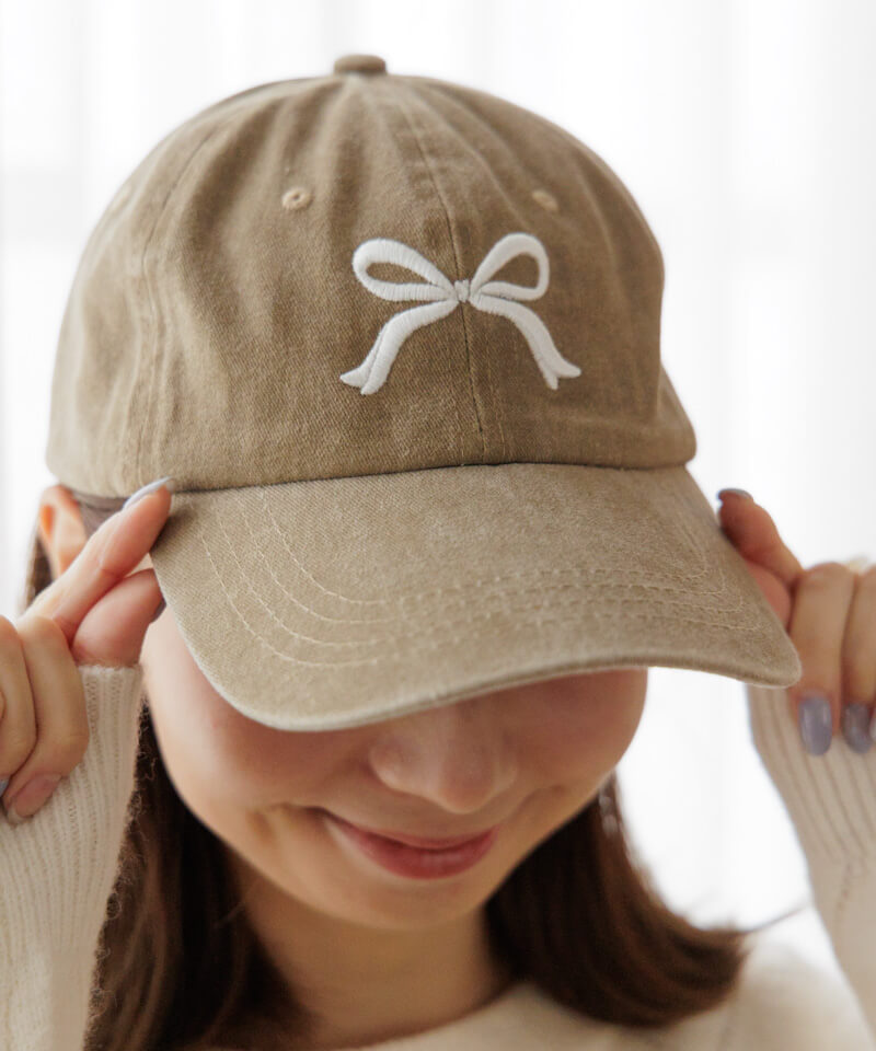 ribbon embroidery cap～ﾘﾎﾞﾝｴﾝﾌﾞﾛｲﾀﾞﾘｰｷｬｯﾌﾟ | flower