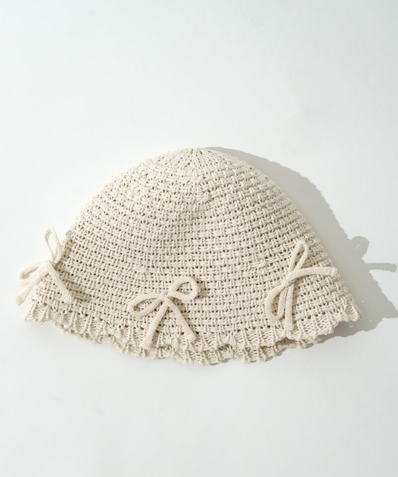 crochet ribbon hat～ｸﾛｼｪﾘﾎﾞﾝﾊｯﾄ | flower／フラワー公式通販