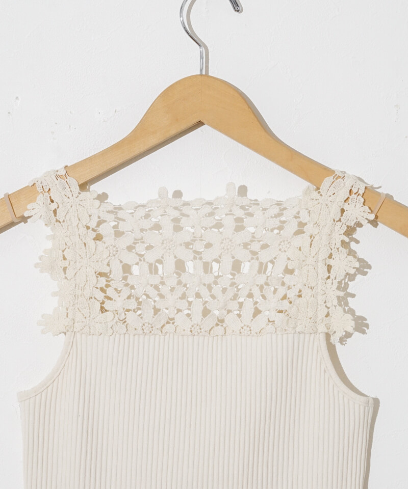 back lace cami～ﾊﾞｯｸﾚｰｽｷｬﾐ | flower／フラワー公式通販