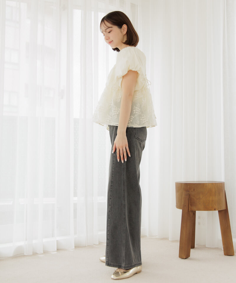 20%OFF】sheer flower bustier～ｼｱｰﾌﾗﾜｰﾋﾞｽﾁｪ | flower
