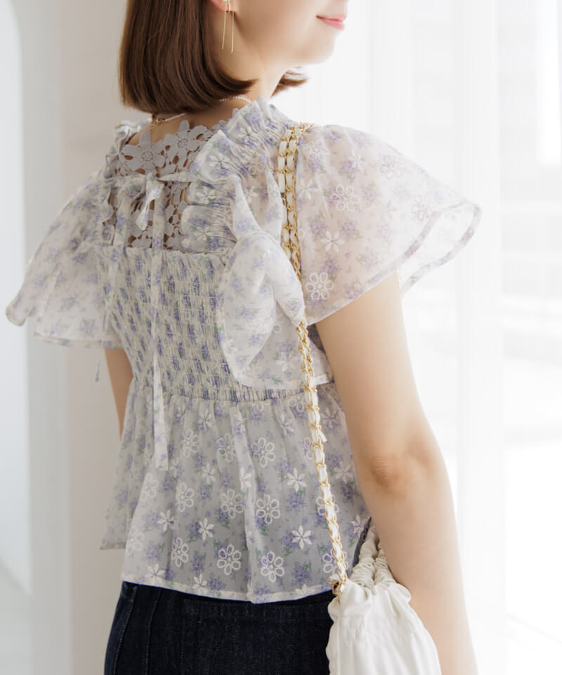 フラワー | 【20%OFF】happiness flower top～ﾊﾋﾟﾈｽﾌﾗﾜｰﾄｯﾌﾟ