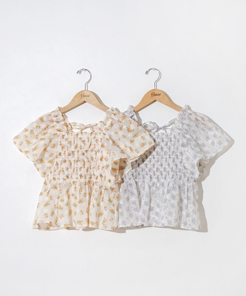 フラワー | 【20%OFF】happiness flower top～ﾊﾋﾟﾈｽﾌﾗﾜｰﾄｯﾌﾟ