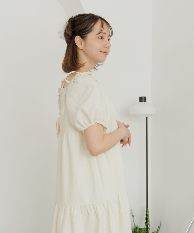 20%OFF】2way tiered onepiece～ﾂｰｳｪｲﾃｨｱｰﾄﾞﾜﾝﾋﾟｰｽ | flower／フラワー 