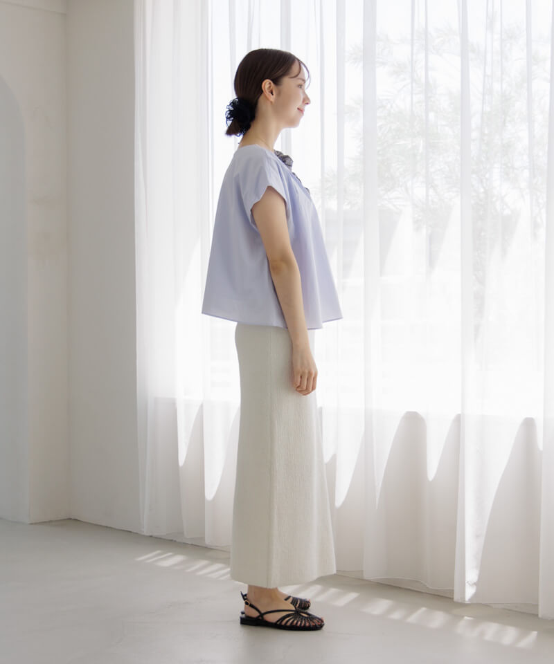 50%OFF】shoulder puff top～ｼｮﾙﾀﾞｰﾊﾟﾌﾄｯﾌﾟ | flower／フラワー