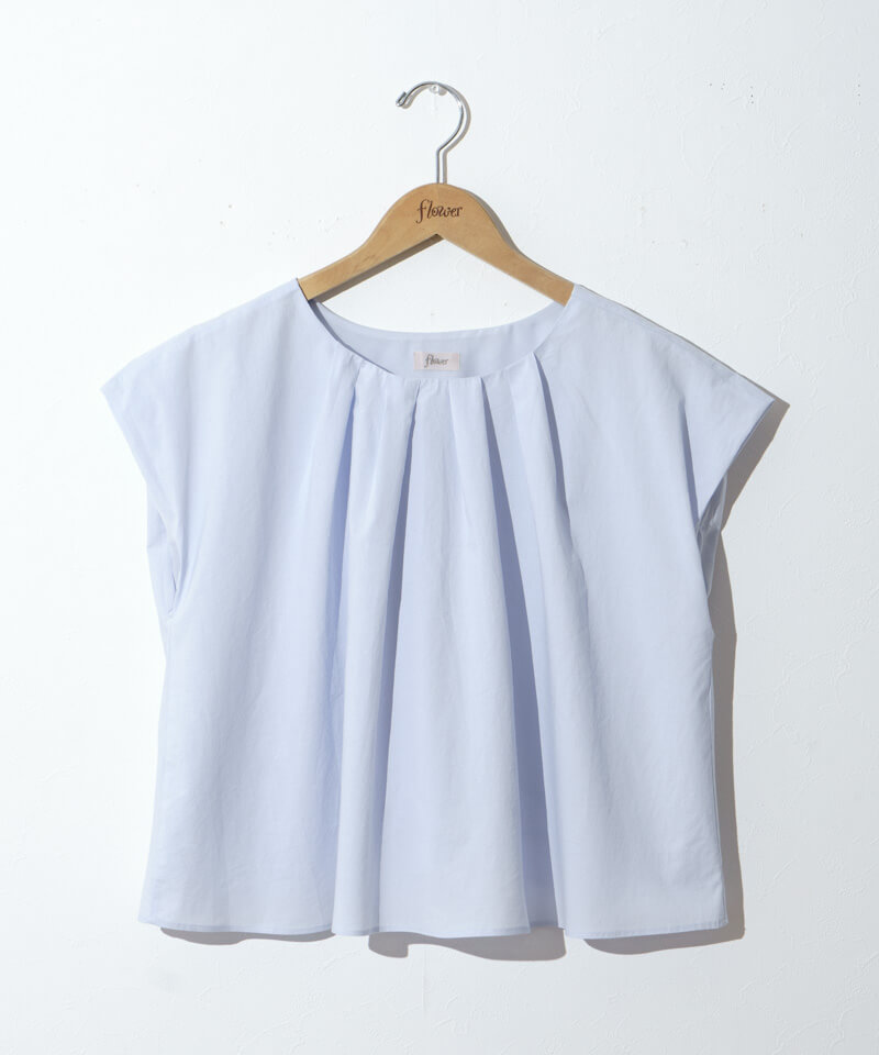 フラワー装飾パフスリーブクロップドトップ 50%OFF】shoulder puff top～ｼｮﾙﾀﾞｰﾊﾟﾌﾄｯﾌﾟ | flower／フラワー