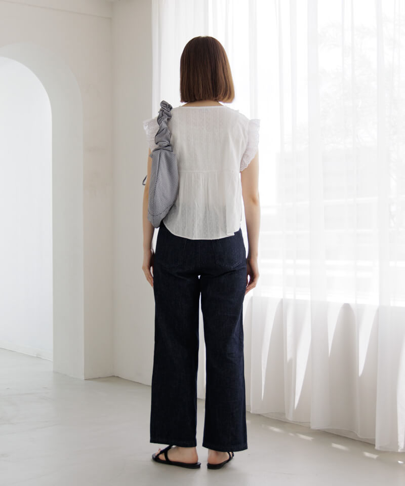 40%OFF】summery frill top～ｻﾏﾘｰﾌﾘﾙﾄｯﾌﾟ | flower／フラワー