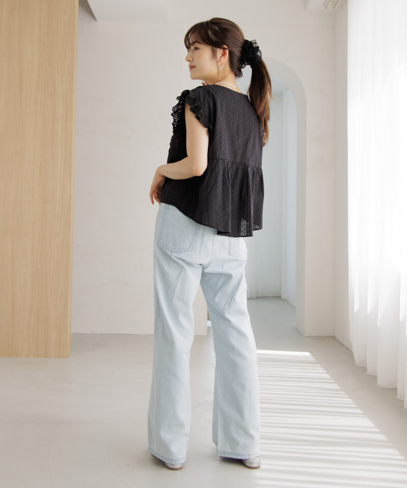 40%OFF】summery frill top～ｻﾏﾘｰﾌﾘﾙﾄｯﾌﾟ | flower／フラワー