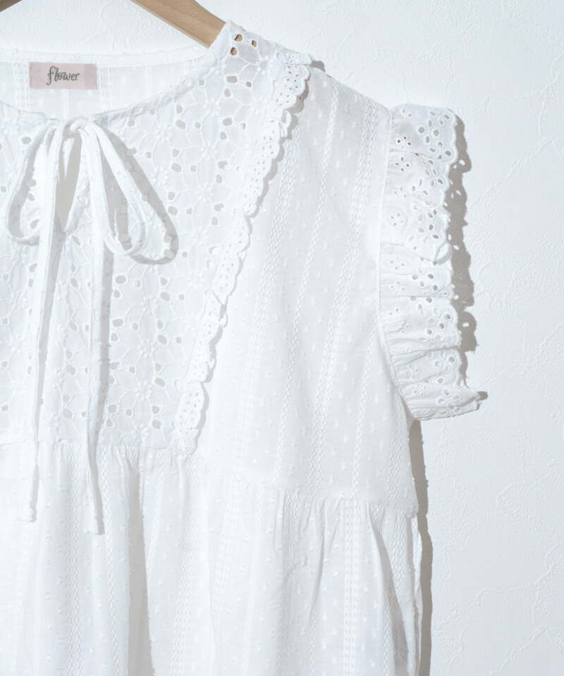 40%OFF】summery frill top～ｻﾏﾘｰﾌﾘﾙﾄｯﾌﾟ | flower／フラワー
