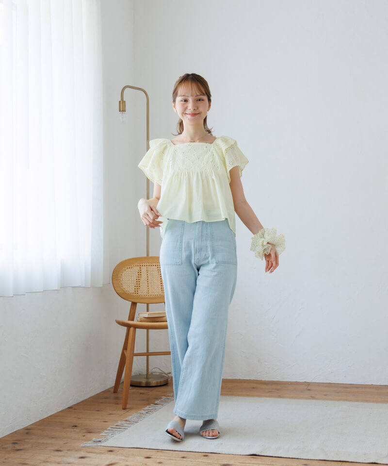 見逃し厳禁！おトクな denim baker pants～ﾃﾞﾆﾑﾍﾞｲｶｰﾊﾟﾝﾂ | flower／フラワー公式通販 パンツ