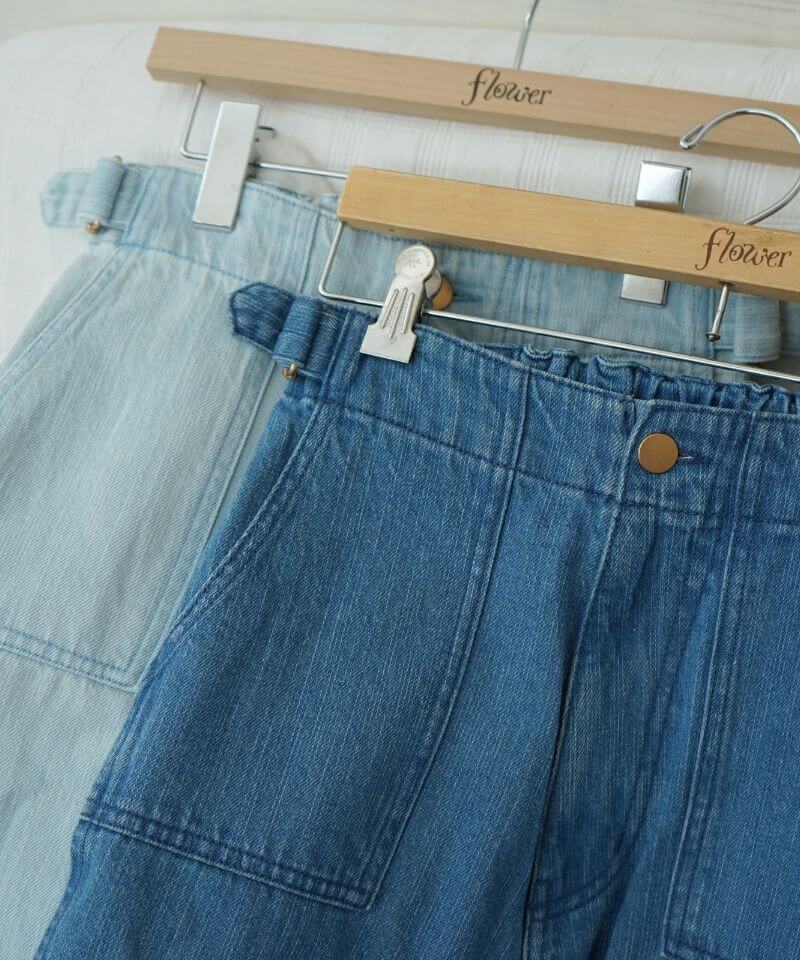 denim baker pants～ﾃﾞﾆﾑﾍﾞｲｶｰﾊﾟﾝﾂ | flower／フラワー公式通販