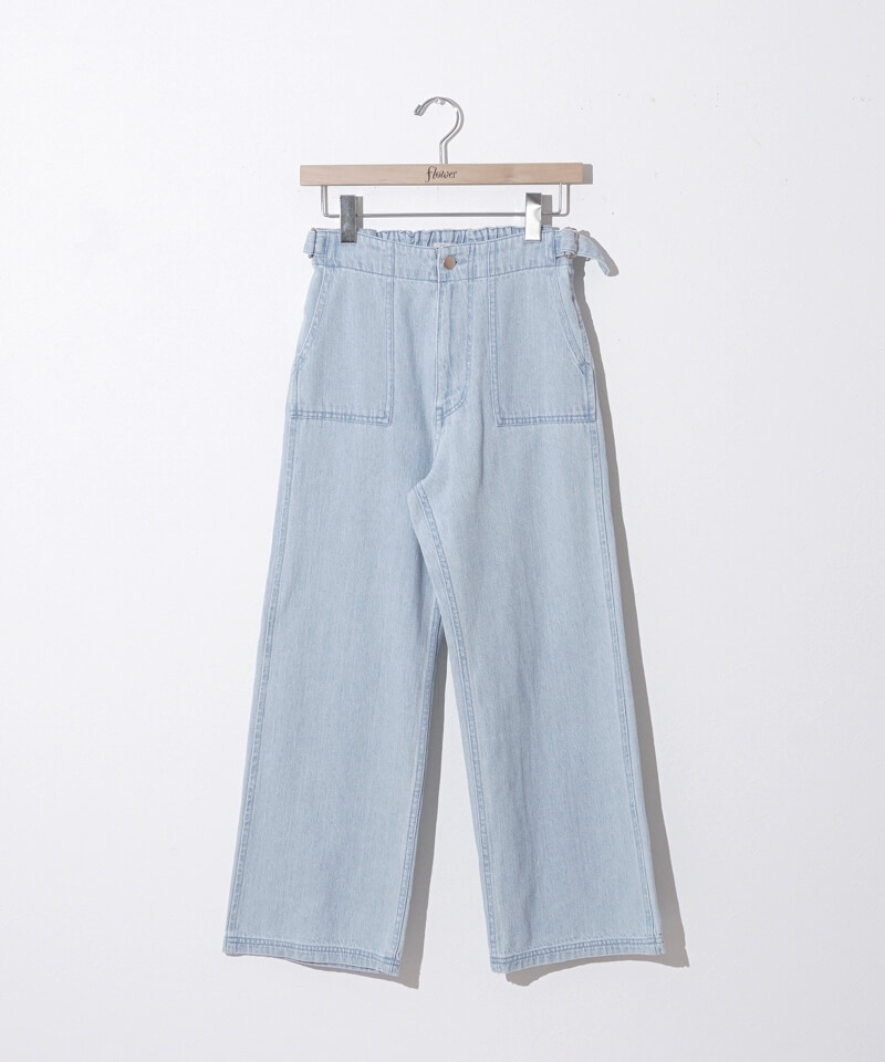 denim baker pants～ﾃﾞﾆﾑﾍﾞｲｶｰﾊﾟﾝﾂ | flower／フラワー公式通販