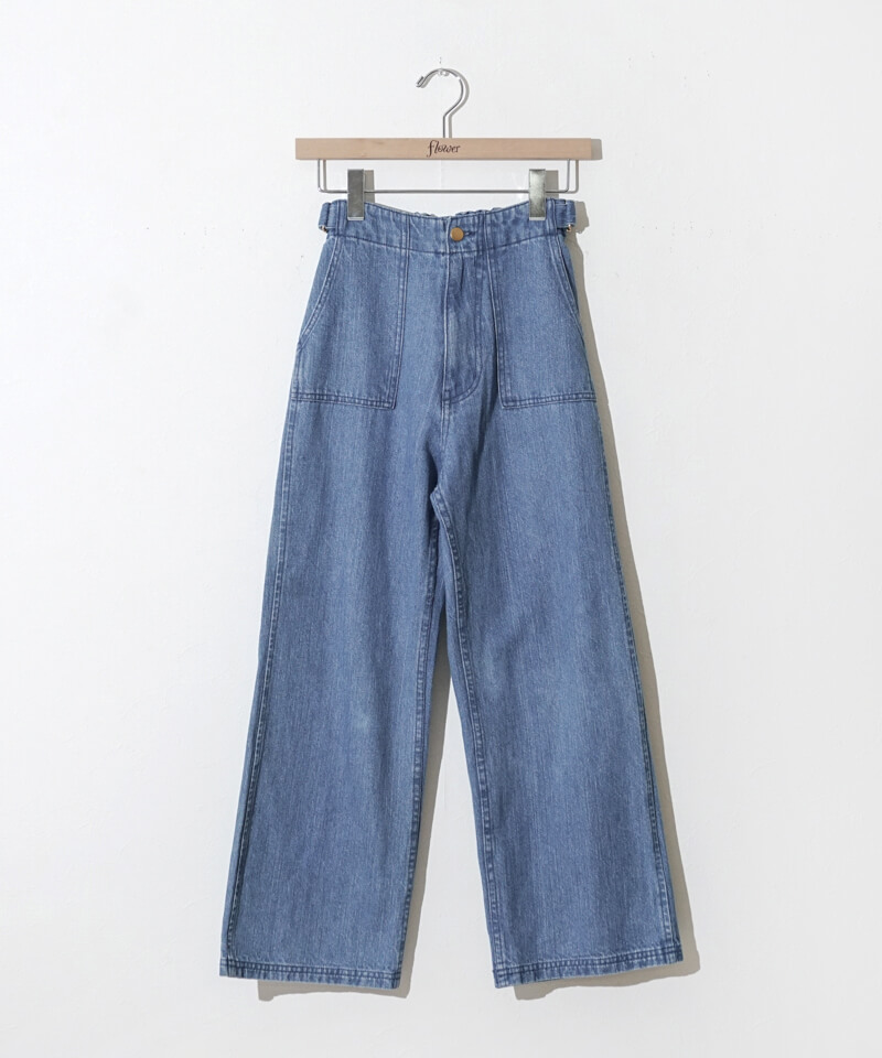 denim baker pants～ﾃﾞﾆﾑﾍﾞｲｶｰﾊﾟﾝﾂ | flower／フラワー公式通販