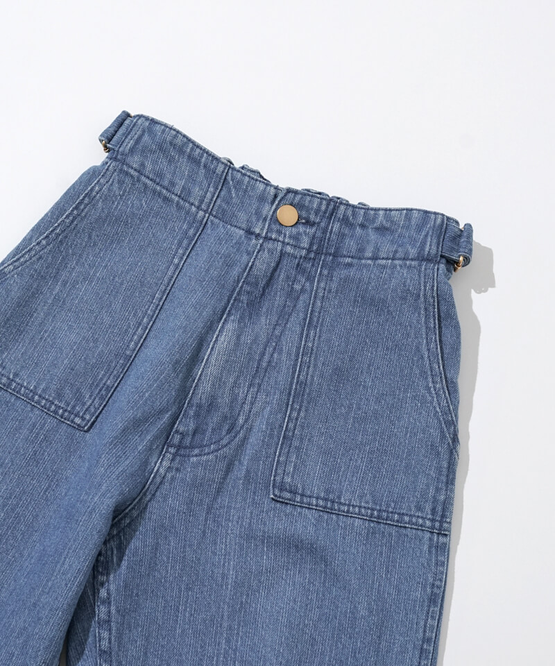 denim baker pants～ﾃﾞﾆﾑﾍﾞｲｶｰﾊﾟﾝﾂ | flower／フラワー公式通販