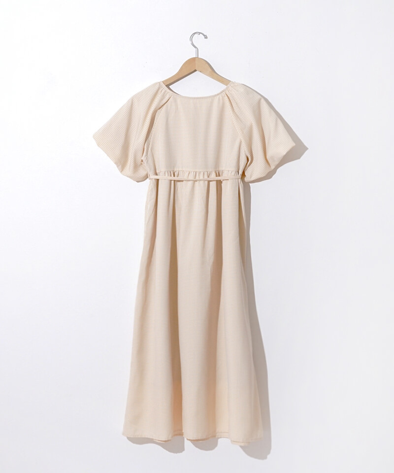 ★ petit flowerパフワンピース　新品　ホワイト petit flowerパフワンピース｜メリージェニー（merry jenny