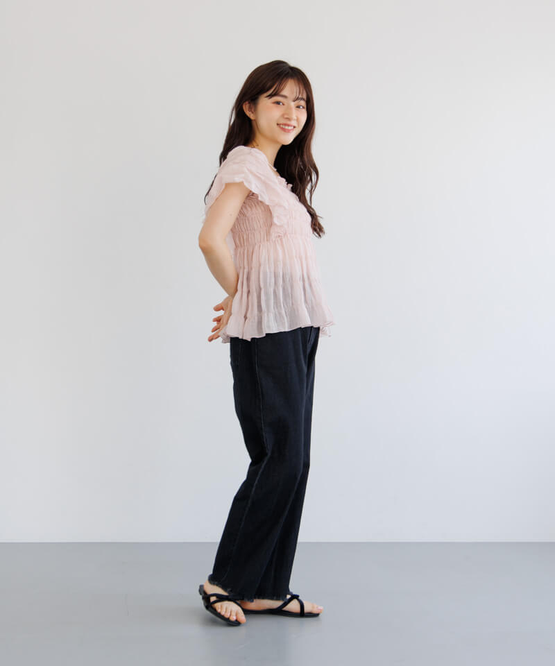sheer papillon blouse2～ｼｱｰﾊﾟﾋﾟﾖﾝﾌﾞﾗｳｽ2 | flower／フラワー