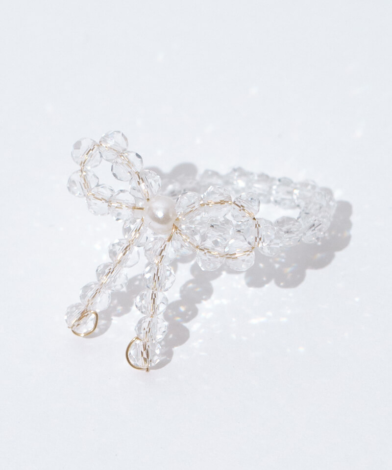 beads ribbon ring～ﾋﾞｰｽﾞﾘﾎﾞﾝﾘﾝｸﾞ | flower／フラワー公式通販