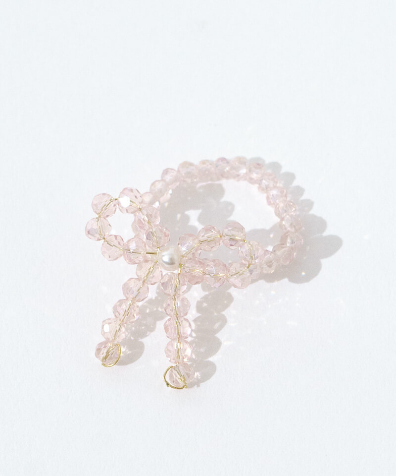 beads ribbon ring～ﾋﾞｰｽﾞﾘﾎﾞﾝﾘﾝｸﾞ | flower／フラワー公式通販