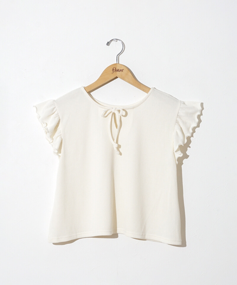 RODEO CROWNS WIDE BOWL | フリルスリーブSWトップス (Tシャツ