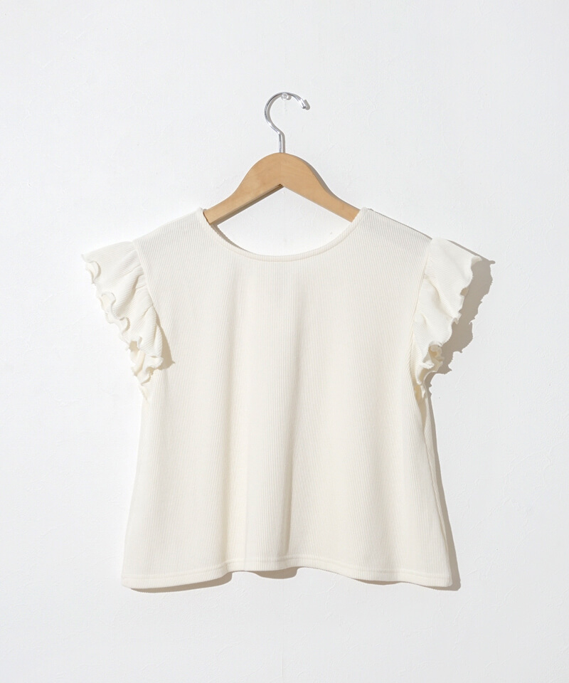 frill sleeve top～ﾌﾘﾙｽﾘｰﾌﾞﾄｯﾌﾟ | flower／フラワー公式通販