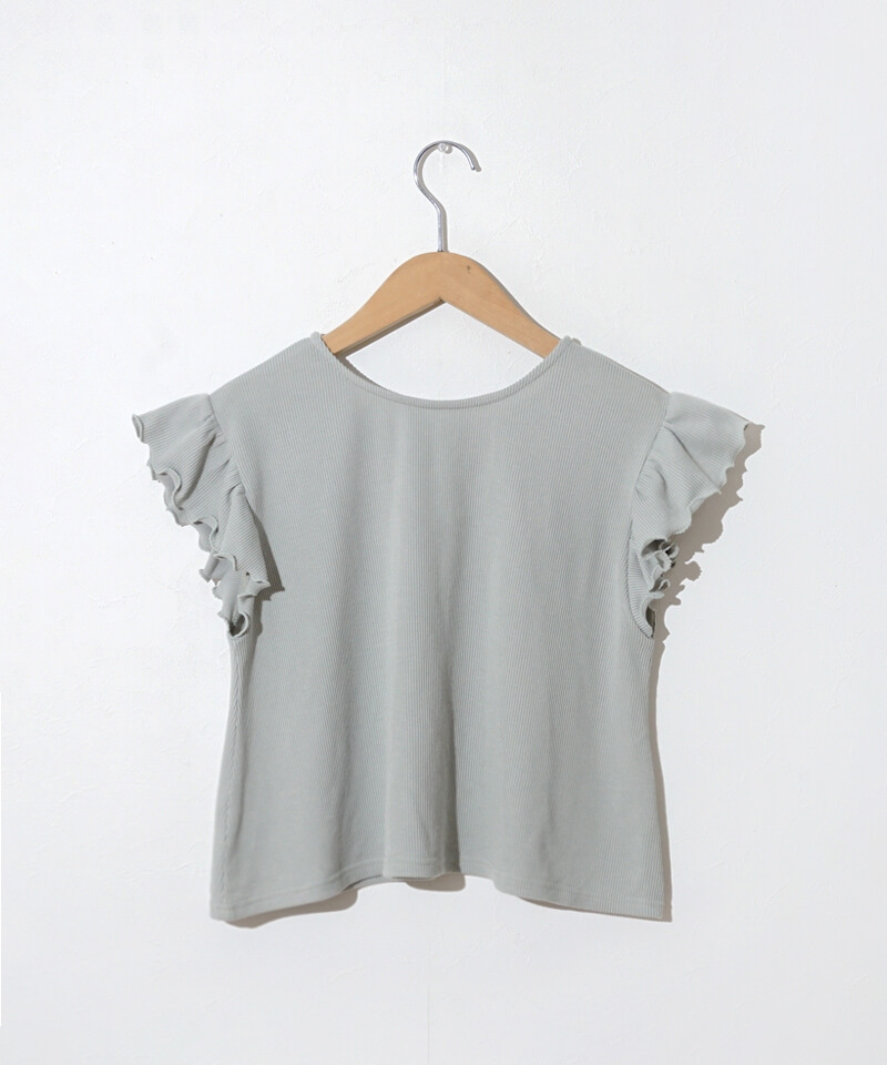 frill sleeve top～ﾌﾘﾙｽﾘｰﾌﾞﾄｯﾌﾟ | flower／フラワー公式通販