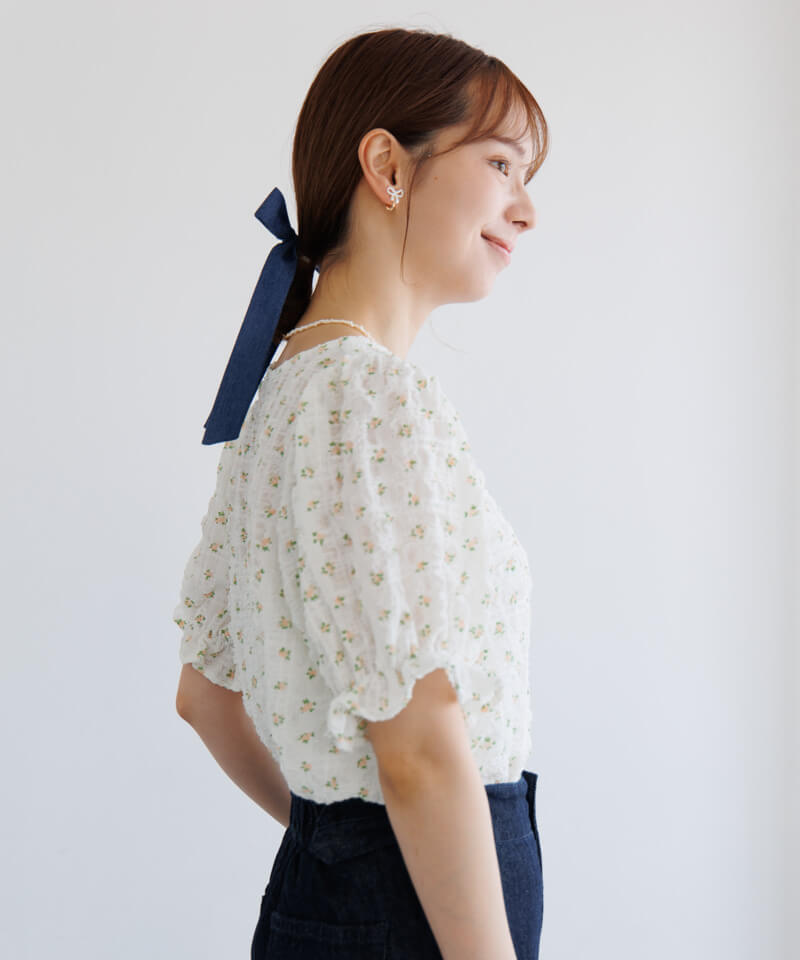 denim ribbon pin～ﾃﾞﾆﾑﾘﾎﾞﾝﾋﾟﾝ | flower／フラワー公式通販