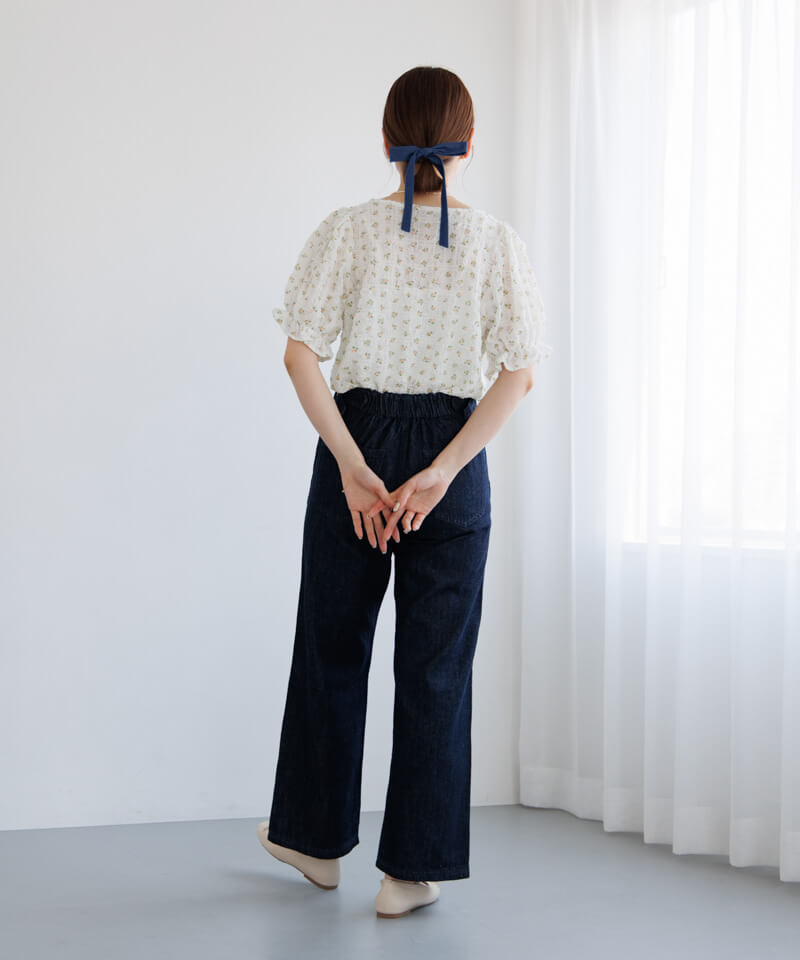 denim ribbon pin～ﾃﾞﾆﾑﾘﾎﾞﾝﾋﾟﾝ | flower／フラワー公式通販