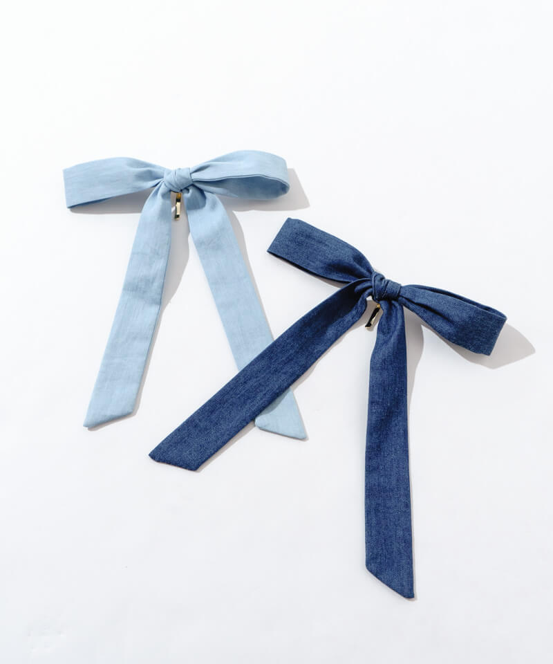 denim ribbon pin～ﾃﾞﾆﾑﾘﾎﾞﾝﾋﾟﾝ | flower／フラワー公式通販