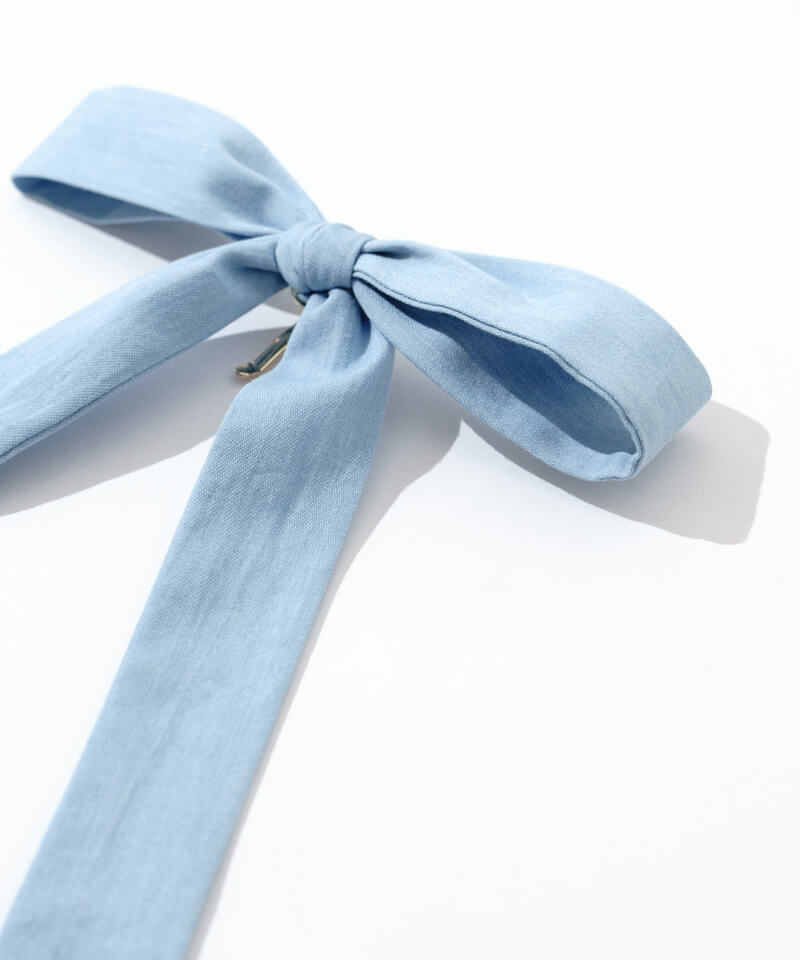 denim ribbon pin～ﾃﾞﾆﾑﾘﾎﾞﾝﾋﾟﾝ | flower／フラワー公式通販