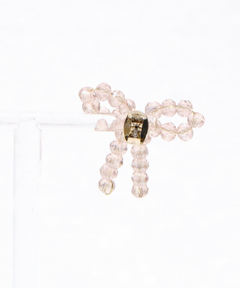 tiny beads ribbon pierce～ﾀｲﾆｰﾋﾞｰｽﾞﾘﾎﾞﾝﾋﾟｱｽ | flower／フラワー公式通販