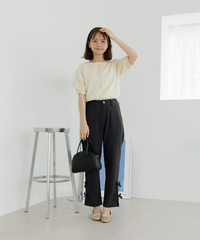 60%OFF】classic ribbon top～ｸﾗｼｯｸﾘﾎﾞﾝﾄｯﾌﾟ | flower／フラワー公式通販