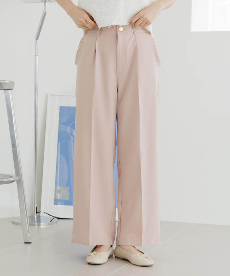 40%OFF】smoky tuck pants～ｽﾓｰｷｰﾀｯｸﾊﾟﾝﾂ | flower／フラワー公式通販