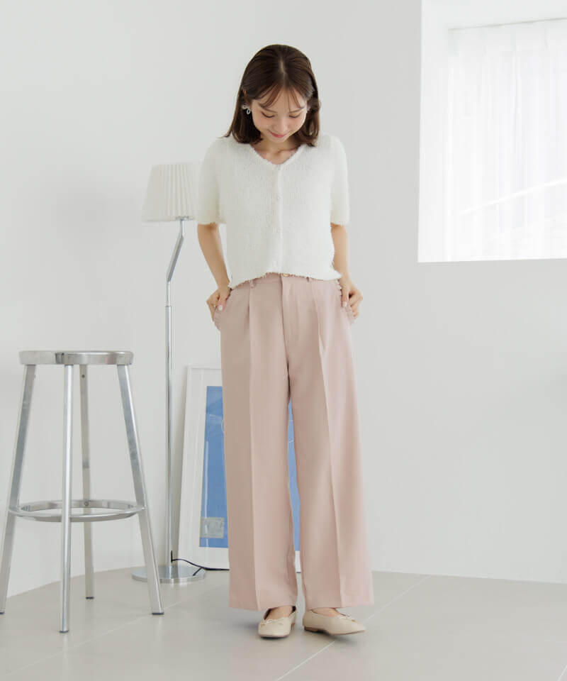 30%OFF】smoky tuck pants～ｽﾓｰｷｰﾀｯｸﾊﾟﾝﾂ | flower／フラワー