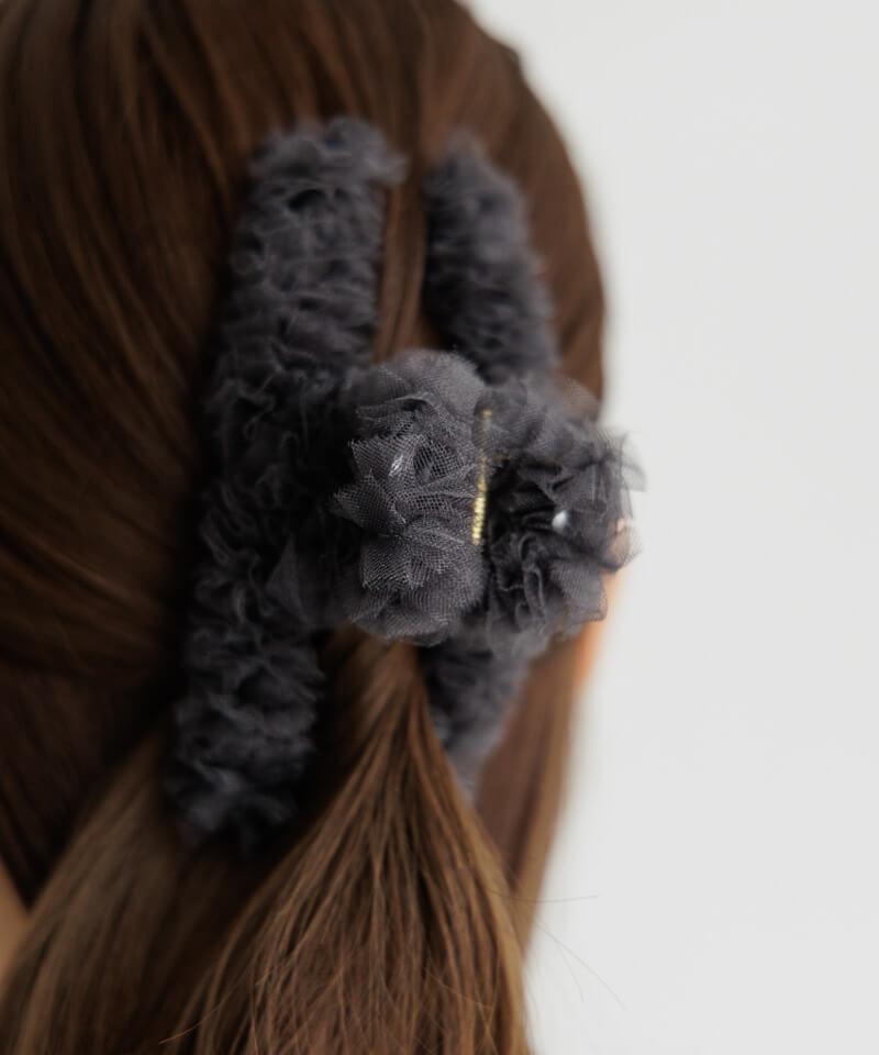 smoky tulle clip～ｽﾓｰｷｰﾁｭｰﾙｸﾘｯﾌﾟ | flower／フラワー公式通販