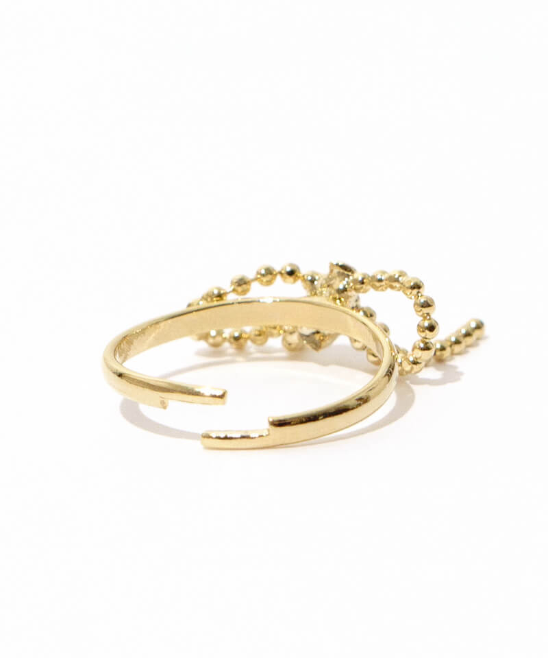 shine ribbon ring～ｼｬｲﾝﾘﾎﾞﾝﾘﾝｸﾞ | flower／フラワー公式通販
