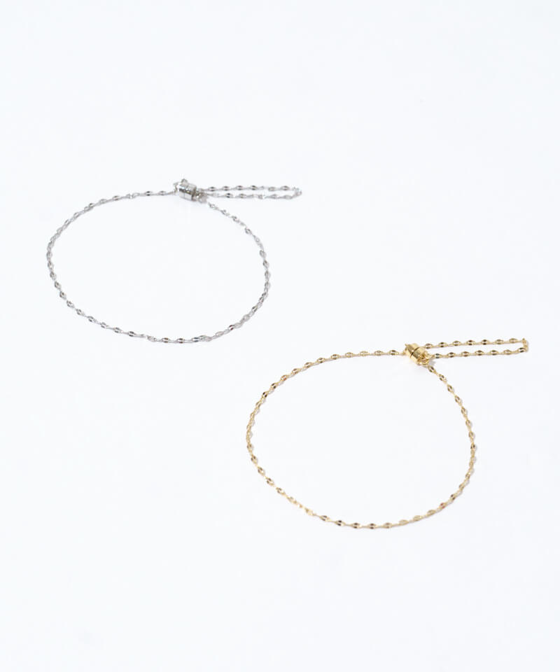 magnet chain bracelet～ﾏｸﾞﾈｯﾄﾁｪｰﾝﾌﾞﾚｽﾚｯﾄ | flower／フラワー