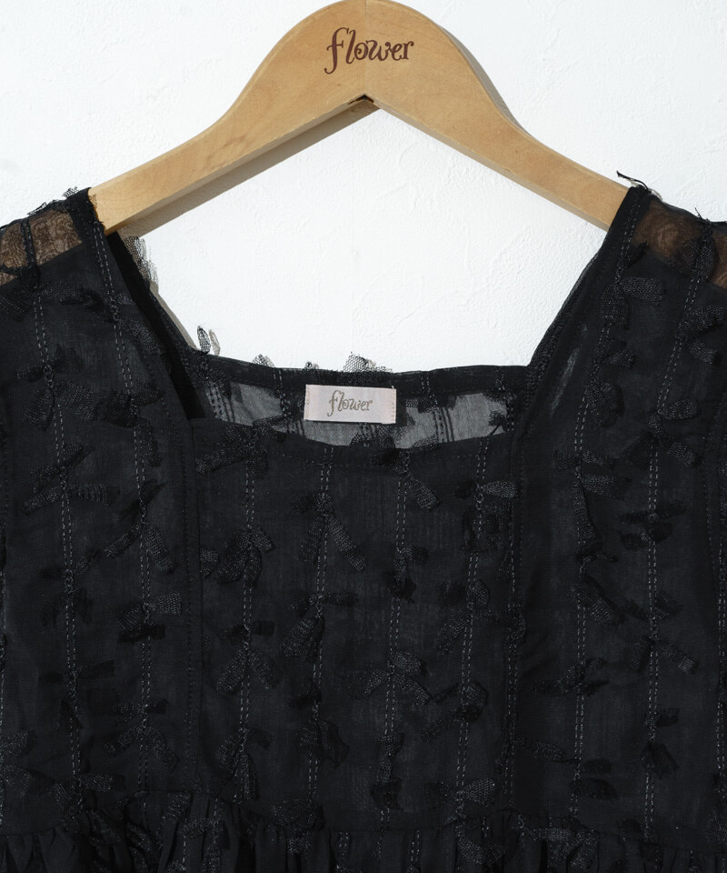 many ribbon blouse～ﾒﾆｰﾘﾎﾞﾝﾌﾞﾗｳｽ | flower／フラワー公式通販