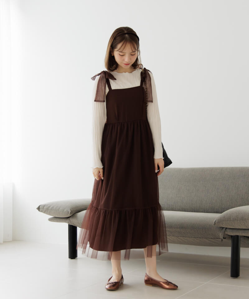 60%OFF】classic tulle onepiece～ｸﾗｼｯｸﾁｭｰﾙﾜﾝﾋﾟｰｽ | flower／フラワー