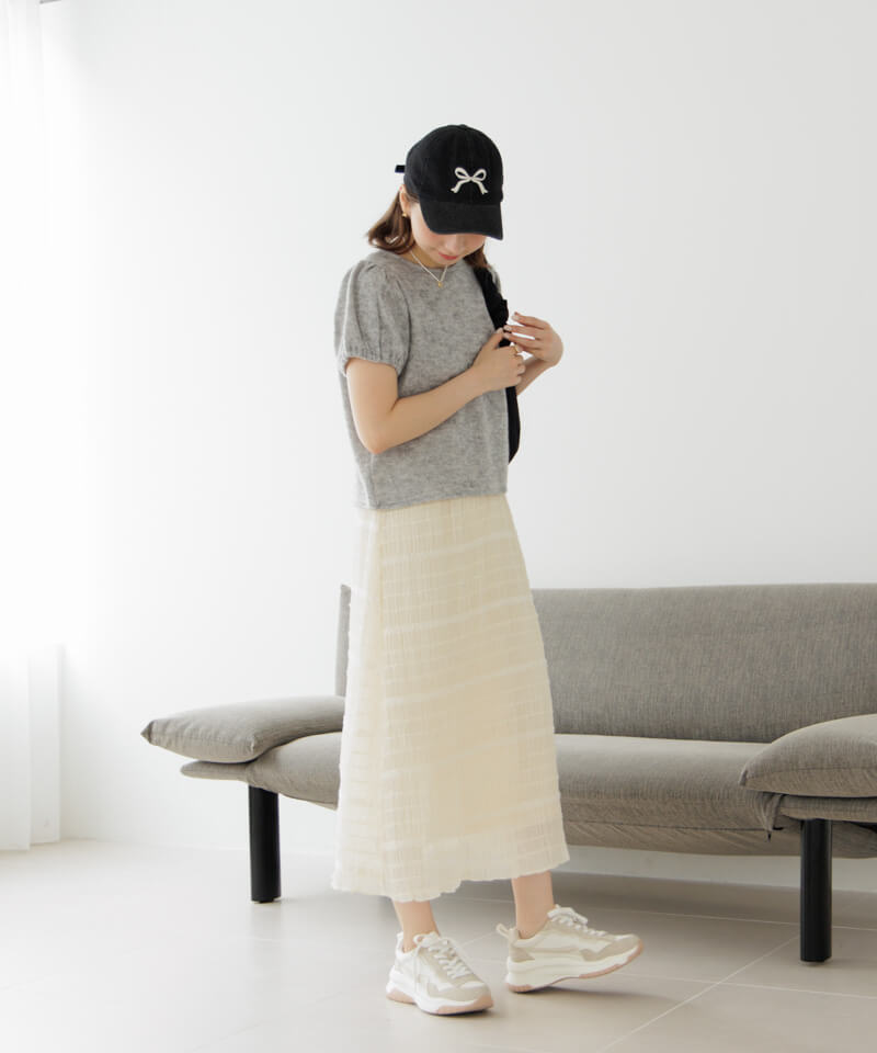 も*も様 Flower ribbon tops Red 50%OFF】ribbon puff top～ﾘﾎﾞﾝﾊﾟﾌﾄｯﾌﾟ | flower／フラワー公式通販