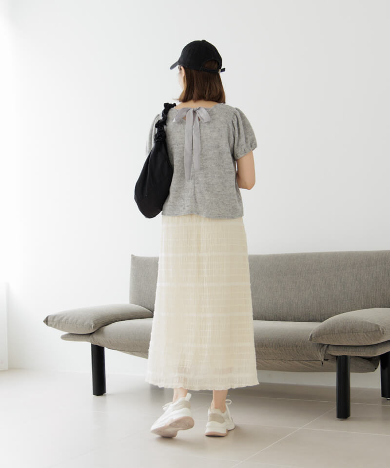 30%OFF】ribbon puff top～ﾘﾎﾞﾝﾊﾟﾌﾄｯﾌﾟ | flower／フラワー公式通販